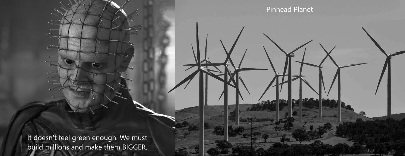 cenobites pinhead planet of wind turbines