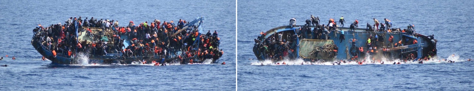 carrying capacity overload - migrants on boat